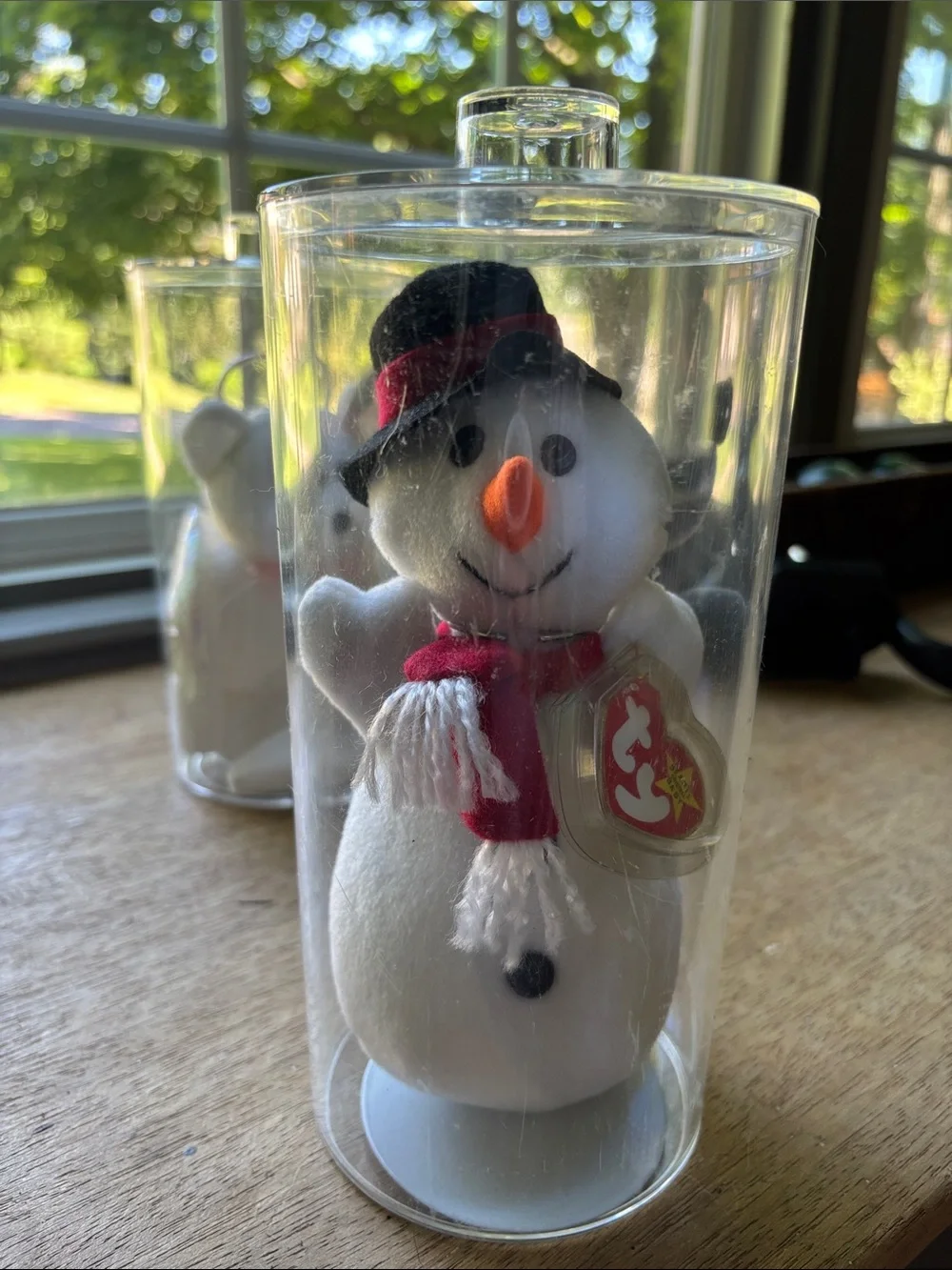 TY Beanie Baby - SNOWBALL the Snowman Collectible
